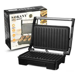 SANDWICHERA PARRILLA GRILL PLANCHA ANTIADHERENTE